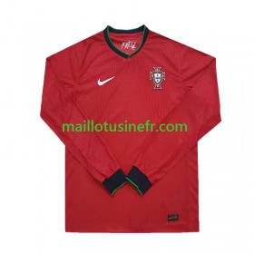 Maillot de Foot Portugal Domicile UEFA EURO 2024 Manches Longues